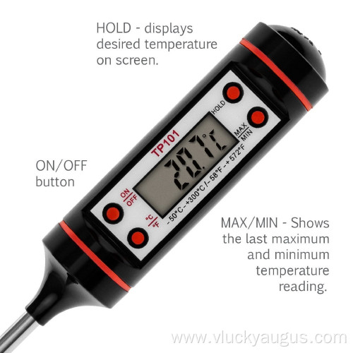 Digital bbq thermometer cooking food thermometer